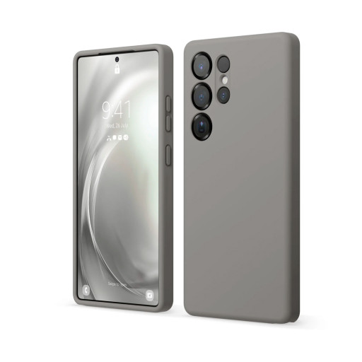 Накладка Elago для Samsung Galaxy S25 Ultra Soft silicone (Liquid) Medium Grey
