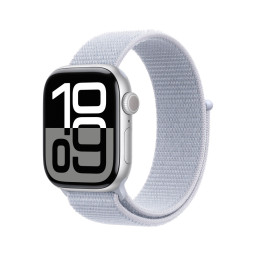 Apple Watch Series 10 42mm Silver Al Blue Cloud Sport Loop Cell купить в Уфе