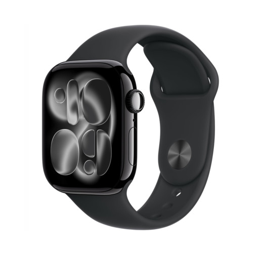 Apple Watch Series 11 46mm Jet Black Black Sport Band S/M