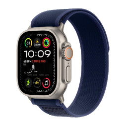 Apple Watch Ultra 2 49mm Natural Titanium Blue Trail Loop M/L купить в Уфе