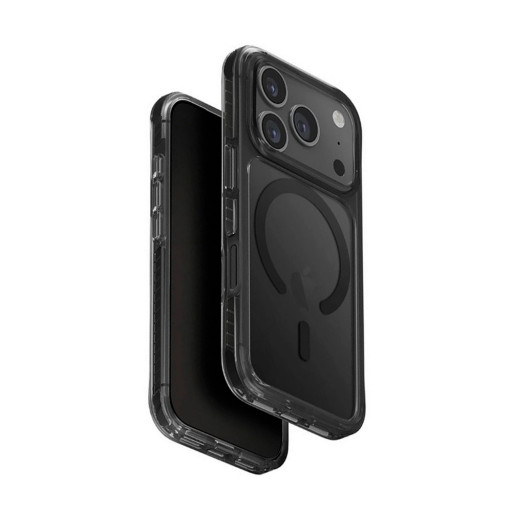 Накладка Uniq для iPhone 17 Pro Combat Carbon Black (MagSafe)