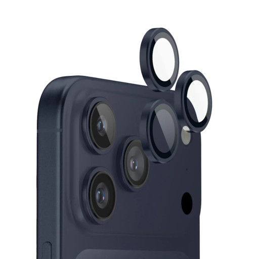 Защитное стекло для камеры Blupebble iPhone 17 Pro/17 Pro Max Rock Series Camera Glass Blue