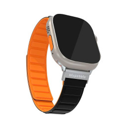 Ремешок Blupebble для Apple Watch 42/44/45/49mm Dolomites Reversible Magnetic Strap Black купить в Уфе