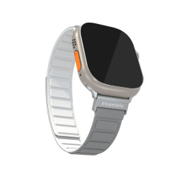Ремешок Blupebble для Apple Watch 42/44/45/49mm Marmolada Reversible Magnetic Strap Gray/White купить в Уфе