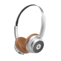 Беспроводные наушники Blupebble Echo Vintage Vibes Headphones Silver купить в Уфе