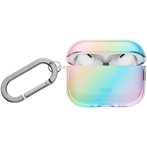 Чехол Uniq для Airpods Pro 3 Iridescia (holographic) Holo Quartz