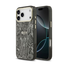 Накладка Guess для iPhone 17 Pro Max IML Phyton Metal Cam Black (MagSafe) купить в Уфе