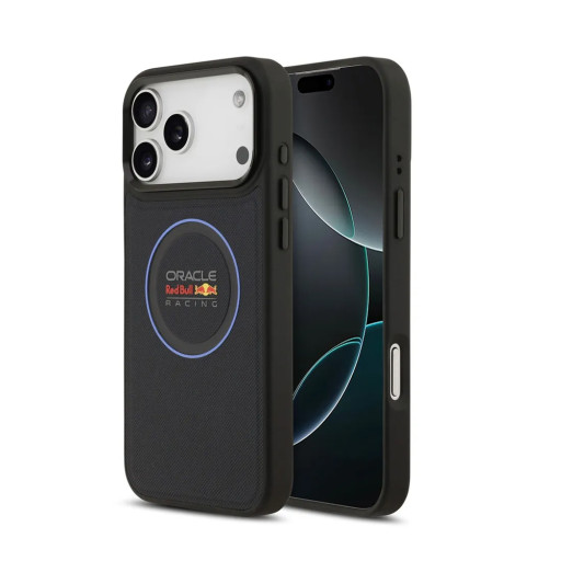 Накладка Red Bull для iPhone 17 Pro Max Liquid Silicone with Ring Navy/Blue (MagSafe)