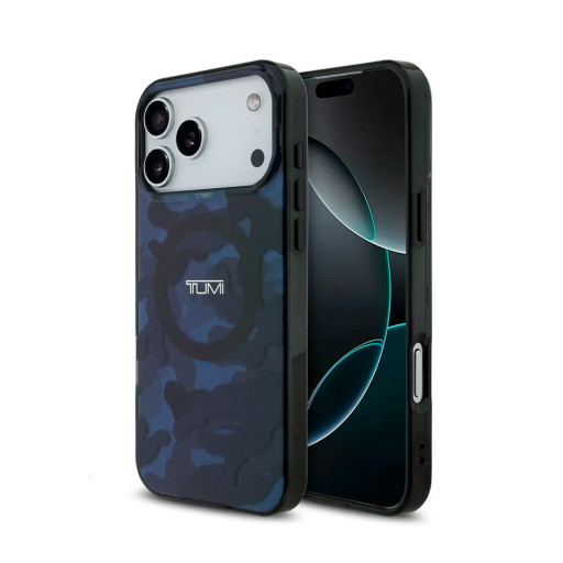 Накладка TUMI для iPhone 17 Pro Max IML Double layer CAMO Blue (MagSafe)