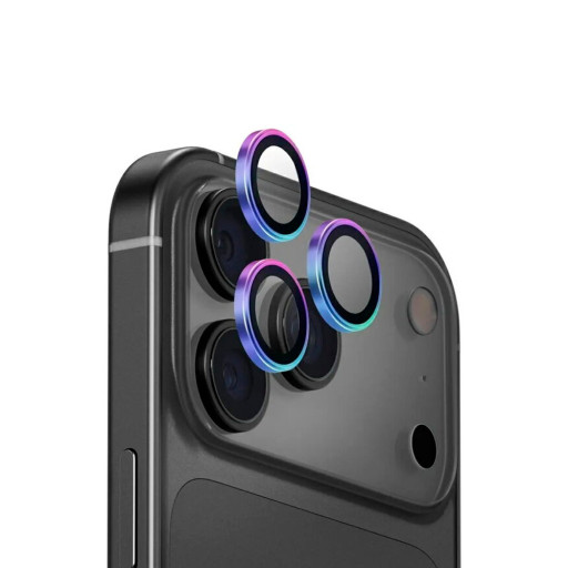 Защитное стекло для камеры Uniq iPhone 17 Pro/17 Pro Max OPTIX Camera Lens AluGuard Iridescent