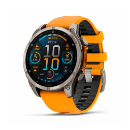 Garmin Fenix 8 47mm Amoled Sapphire Titanium Spark Orange Graphite Band купить в Уфе