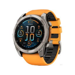 Garmin Fenix 8 51mm Amoled Sapphire Titanium Spark Orange Band купить в Уфе