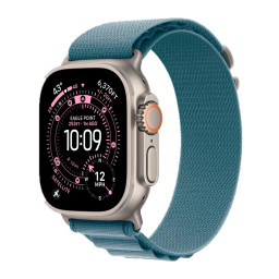 Apple Watch Ultra 3 49mm Natural Titanium Light Blue Apline Loop L купить в Уфе