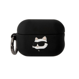 Чехол Lagerfeld для Airpods Pro 3 Silicone case with ring NFT 3D Choupette Black купить в Уфе