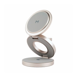 Беспроводное зарядное устройство Magssory Disc Signature Edition MagSafe 3 в 1 titanium купить в Уфе
