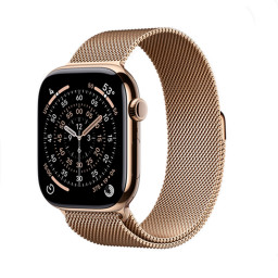 Apple Watch Series 11 46mm Gold Titanium Gold Milano Loop Cell M/L купить в Уфе