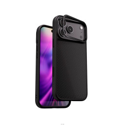 Накладка Blupebble для iPhone 17 Pro Carbon Arma Case MagSafe Black купить в Уфе