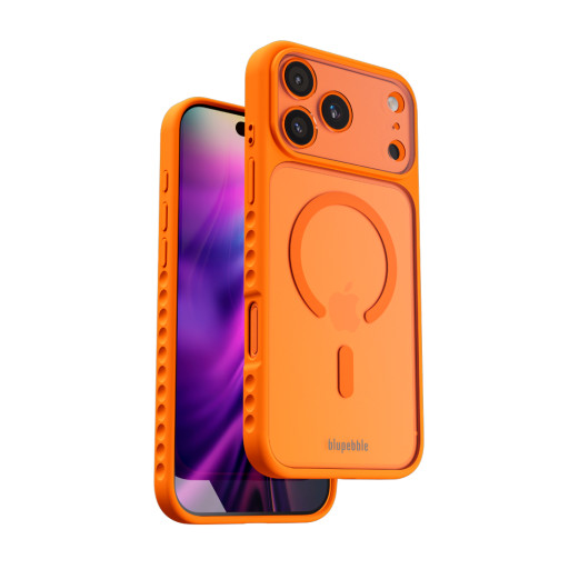 Накладка Blupebble для iPhone 17 Pro Max Ignite Case MagSafe Orange