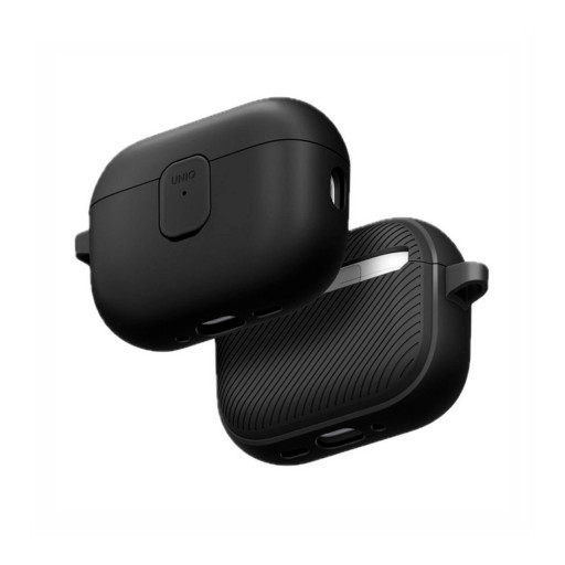 Чехол Uniq для Airpods Pro 3 CLYDE Lock case Black/Dark Grey