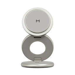 Беспроводное зарядное устройство Magssory Disc Pro Signature Edition MagSafe 3 в 1 titanium купить в Уфе