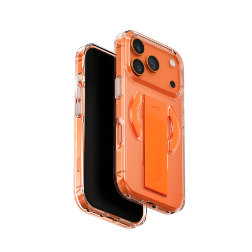 Накладка Uniq для iPhone 17 Pro Heldro Air with FlexGrip Volt Orange (MagSafe)