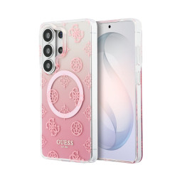 Накладка Guess для Samsung Galaxy S26 Ultra IML Peony Glitter Metal cam Pink (MagSafe) купить в Уфе