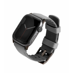 Ремешок Uniq для Apple Watch 42/44/45/49mm Linus Airosoft silicone strap серый купить в Уфе