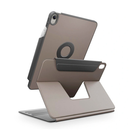 Накладка Uniq для iPad Air 11 (2024/26) ROVUS SnapMount Magnetic 360 Rotating Detachable Flint Grey