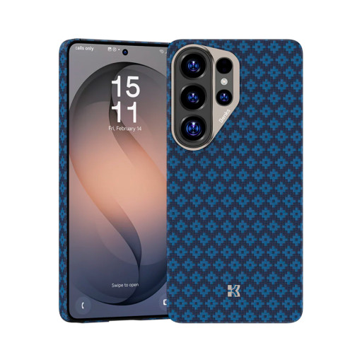 Накладка Benks для Samsung Galaxy S26 Ultra ArmorGrid Kevlar Blue