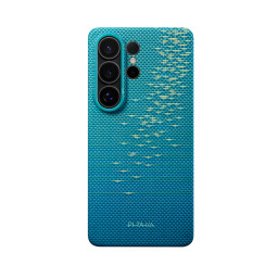 Накладка Pitaka для Samsung Galaxy S26 Ultra Glints Of Gold Ultra-Slim Lucid Blue купить в Уфе