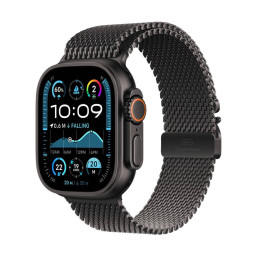 Apple Watch Ultra 3 49mm Black Titanium Black Milanese Loop M купить в Уфе