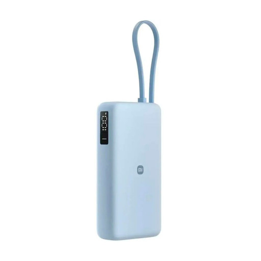 Внешний аккумулятор Mi Power Bank With Cable USB -C 20000mAh 67W PB2067 голубой