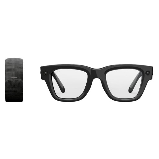 Умные очки Ray-Ban Display Shiny Black Standard Neural Band size 3 Charcoal Black