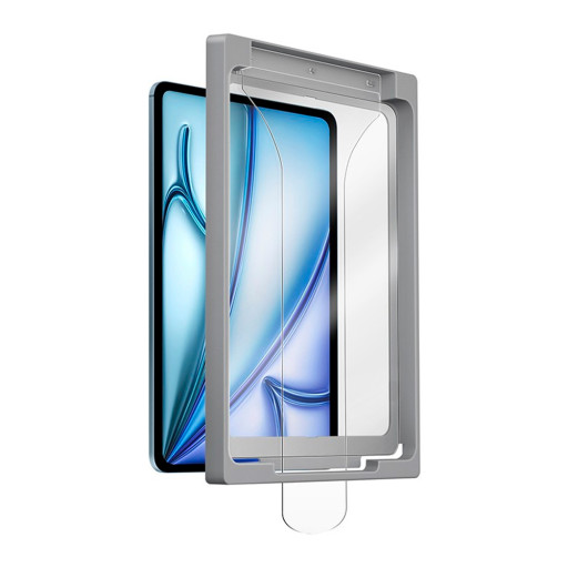 Защитное стекло Uniq для iPad Air 11 (2024-2026) OPTIX Clear (+EXOFit applicator)