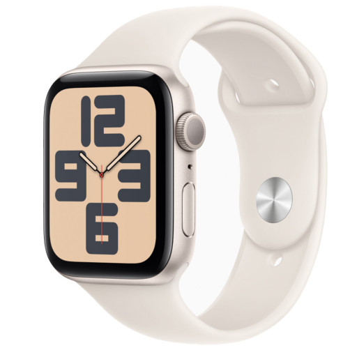 Apple Watch SE 3 2025 44mm Starlight Starlight Sport Band S/M