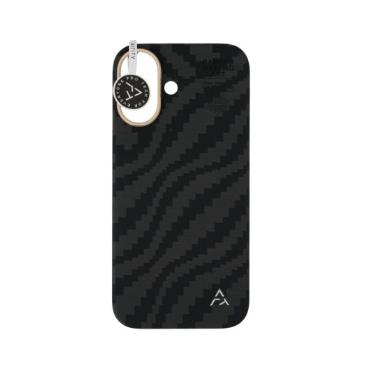 Накладка Airity для iPhone 17 Bamboo Shadow Orient Fog Black