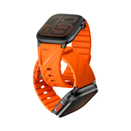 Ремешок Uniq для Apple Watch 42/44/45/49mm FLUO Silicone Rubber Volt Orange купить в Уфе