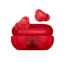 Беспроводные наушники Beats Solo Buds Transparent Red MUW03 купить в Уфе