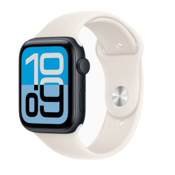 Apple Watch SE 3 2025 44mm Midnight Starlight Sport Band M/L купить в Уфе