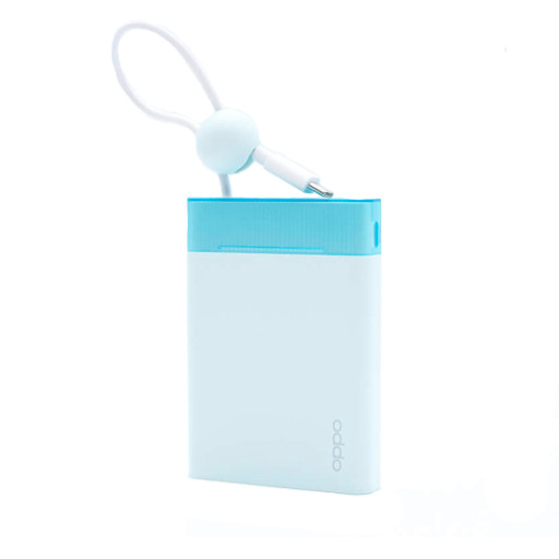 Внешний аккумулятор Oppo Powerbank PBSV00 10000mAh 1USB-C 22.5W с проводом Type-C голубой
