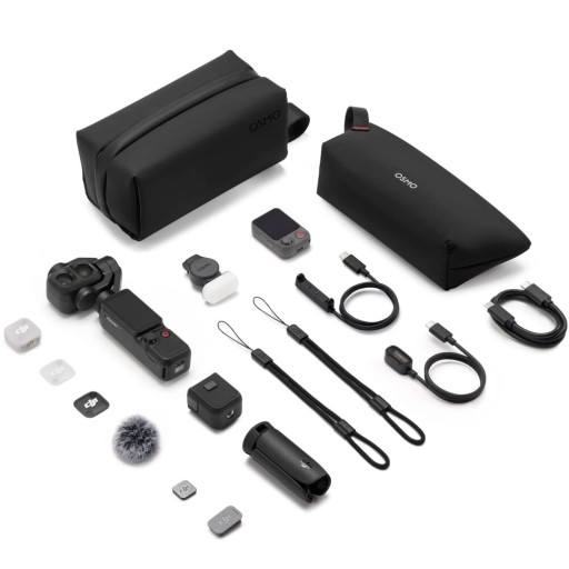 Экшн-камера DJI Osmo Pocket 4P Vlog Combo Black