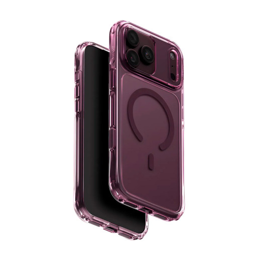 Накладка Uniq для iPhone 18 Pro/17 Pro LifePro Xtreme Deep Burgundy (MagSafe)