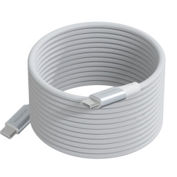 Кабель Magssory Link C Magnetic 240W USB-C, 2,4м white фото купить уфа