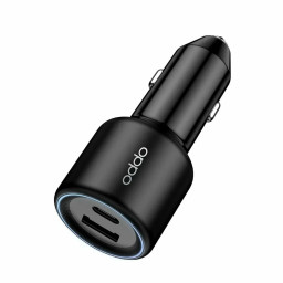 Автомобильное зарядное устройство Oppo Supervooc 80W 1USB/1USB-C черное фото купить уфа