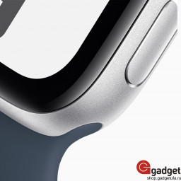 Часы Apple Watch SE 2023 40mm, Корпус из алюминия серебристого цвета, спортивный ремешок синего цвета фото купить уфа