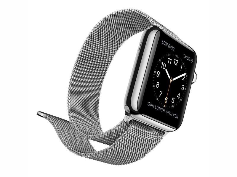 Apple Watch 42mm Stainless Steel Case with Milanese Loop достойный подарок на новый год
