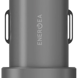 Автомобильное зарядное устройство Energea Alu drive D60, 2 USB-C PD/PPS (total 66W) Aluminium Gunmet фото купить уфа