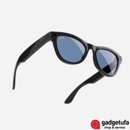 Умные очки Ray-Ban Smart Glasses Skyler RW4010 Shiny Black/Transitions Cerulean Blue фото купить уфа