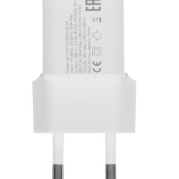 Сетевое зарядное устройство uBear Pulse Dual Wall Charger 30W GaN USB-C, USB-A белое фото купить уфа