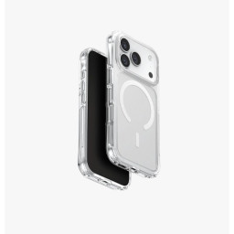Накладка Uniq для iPhone 17 Pro Lifepro Xtreme AF Frost Clear/Volt Orange (MagSafe) фото купить уфа